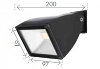 Strand Exterior Single 10W LED Floodlight (17786) Brilliant Light - Image 4