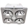 bhfl4-w 4 x 275w Bathroom Heater Fan, Light - Image 2