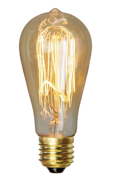 Carbon Filament Lamp Pear Shape