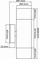 Exterior 316SS UP/Down Long Body Wall Pillar Light - 240V (CLA1012L) CLA - Image 3