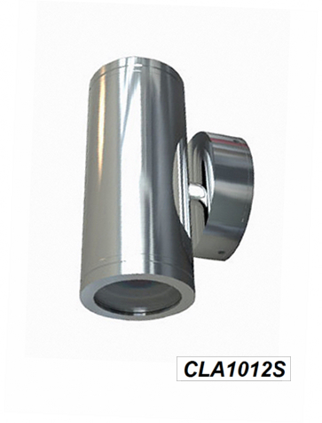 Exterior 316SS UP/Down Short Body Wall Pillar Light - 240V (CLA1012S) CLA