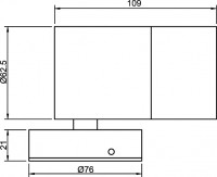 Exterior 316SS Single Fixed Long Body Wall Pillar Light - 240V (CLA1112L) CLA - Image 3