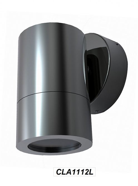 Exterior 316SS Single Fixed Long Body Wall Pillar Light - 240V (CLA1112L) CLA