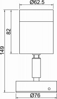 Exterior 316SS Single Adjustable Short Body Wall Pillar Light - 240V (CLA1212S) CLA - Image 3