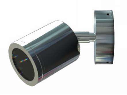 Exterior 316SS Single Adjustable Short Body Wall Pillar Light - 240V (CLA1212S) CLA