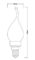 3w LED Candle Lamp - Image 3