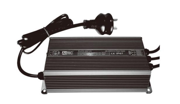 Electronic AC-DC Constant Voltage 200W Pluto Weatherproof LED Driver Sunny