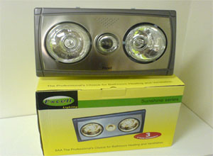 bhf2-s(lsa307) 2 x 275w Heater Fan, Light