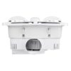 bhf2-w 2 x 275w Bathroom Heater Fan, Light - Image 4