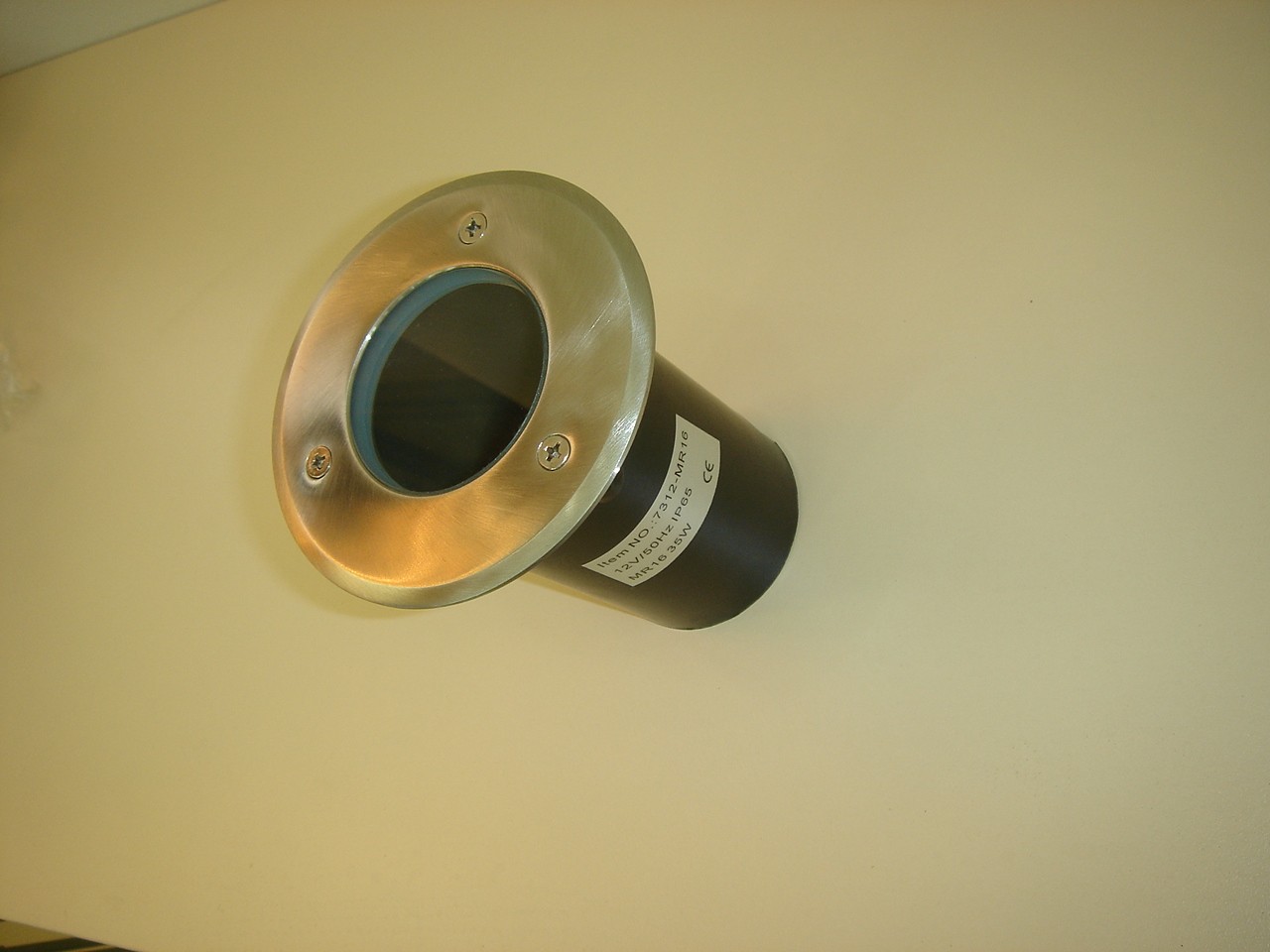 In Ground 304 Stainless/Steel 12v MR16/35w IP 65 grl-7312 face round