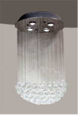 CTC GU10 4 Lts Crystal Ball drop
