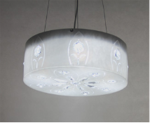 pd-h058-400 Acrylic Fram & Crystal with LED Pendent