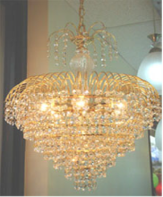 Rain droop Crystal Pendent 7Lts